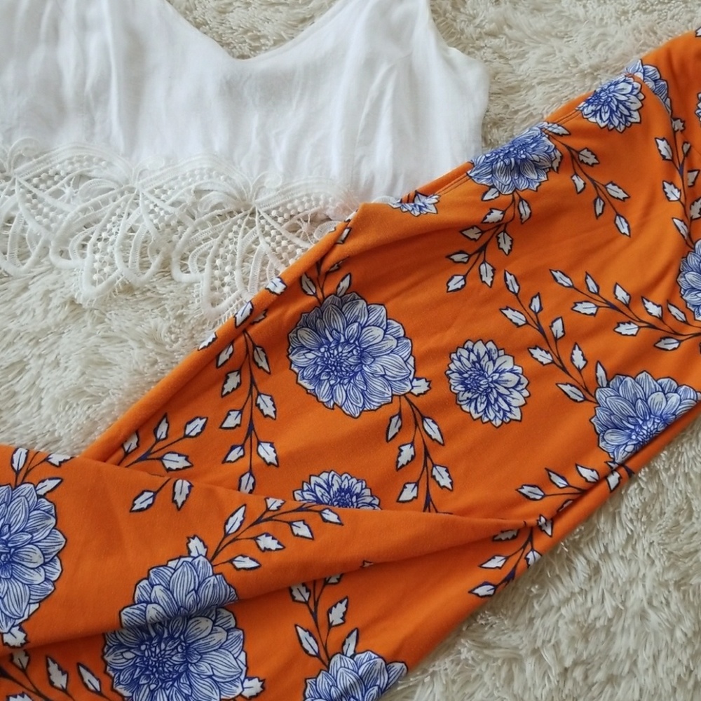 LulaRoe floral leggings